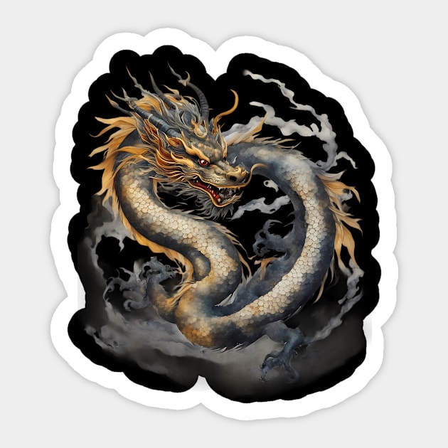 Ancient Dragon Sticker by animegirlnft